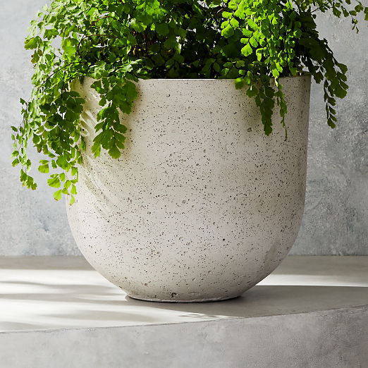 Seminyak Grey Cement Indoor/Outdoor Planter Small