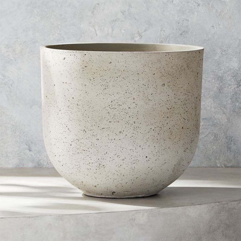 Seminyak Grey Cement Indoor/Outdoor Planter Small - image 0 of 10