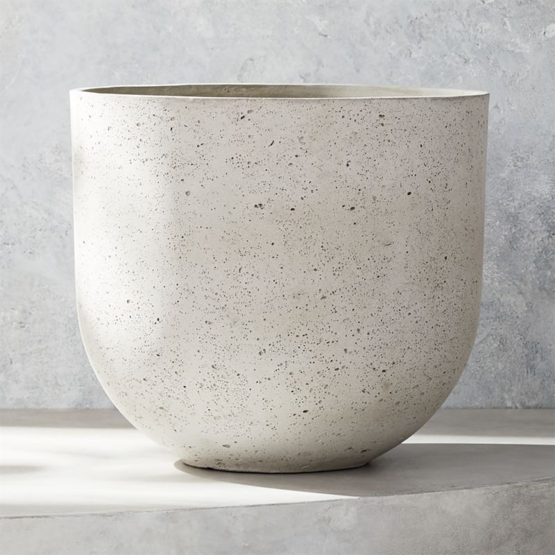 Seminyak Grey Cement Indoor/Outdoor Planter Medium - image 0 of 14