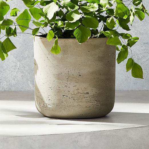 Seminyak Grey Cement Indoor/Outdoor Planter XXS