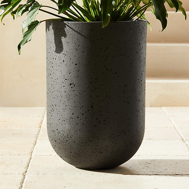 Seminyak Modern Grey Cement Outdoor Planter XXS + Reviews