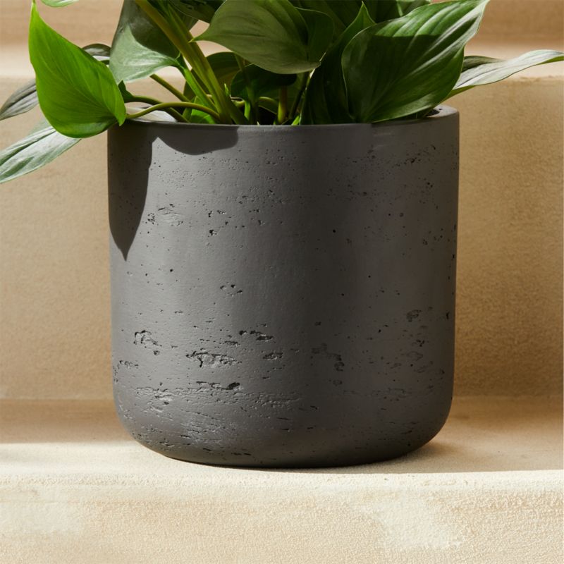 Seminyak Black Cement Indoor/Outdoor Planter XXS - image 3 of 14