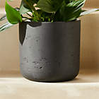 Seminyak Black Cement Indoor/Outdoor Planter XXS