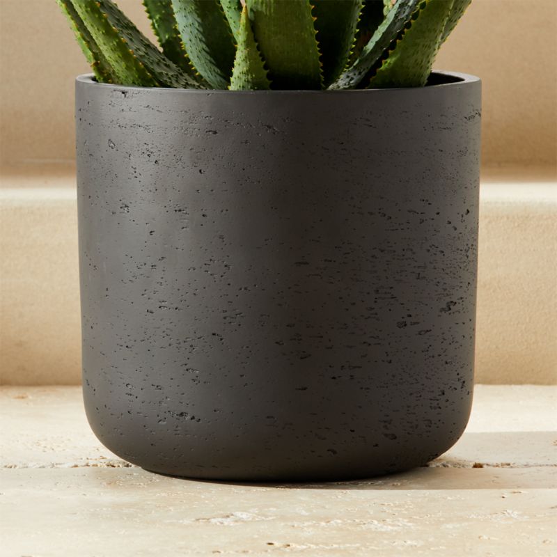 Seminyak Black Cement Indoor/Outdoor Planter XS - image 3 of 14