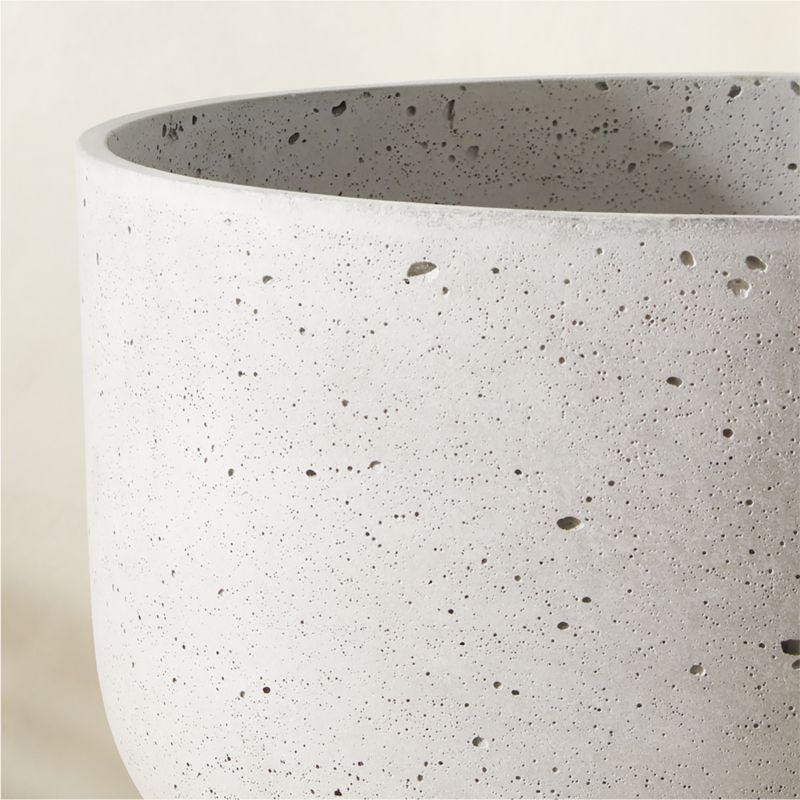 Seminyak Grey Cement Indoor/Outdoor Planter Low - image 4 of 15