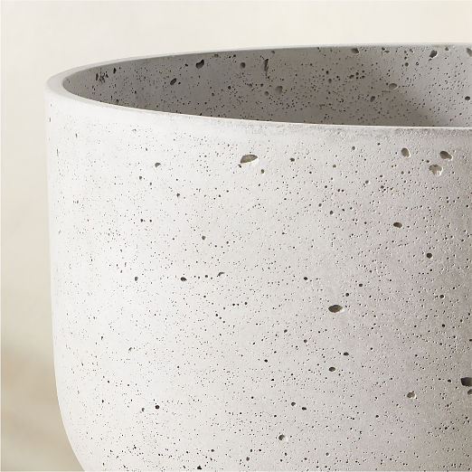 Seminyak Grey Cement Indoor/Outdoor Planter Low