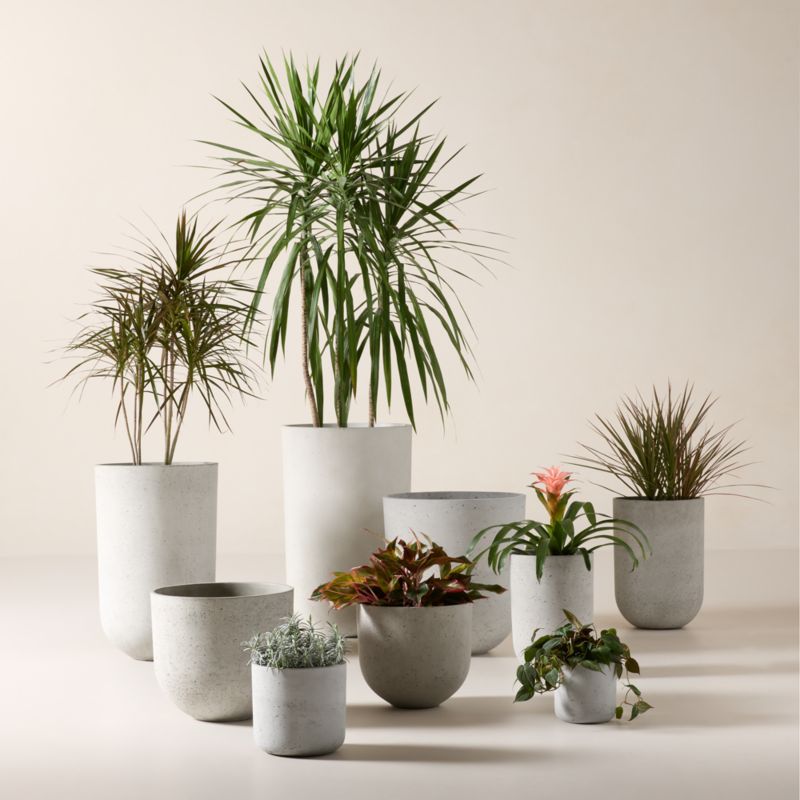 Seminyak Grey Cement Indoor/Outdoor Small Planter 6.75" - image 1 of 8
