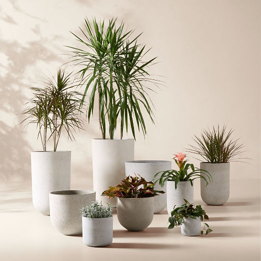 Seminyak Grey Indoor/Outdoor Cement Planters