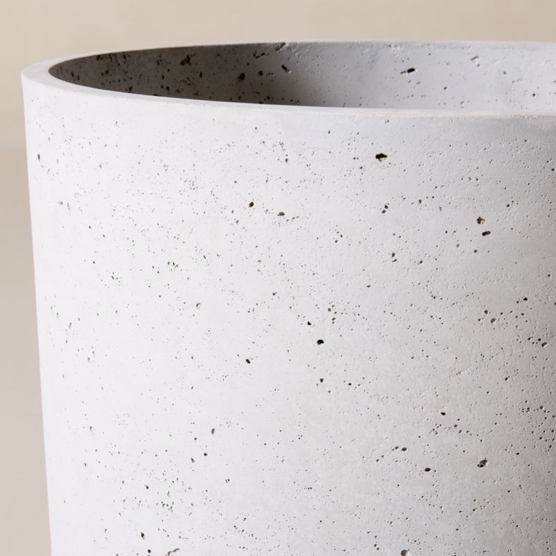 Seminyak Grey Cement Indoor/Outdoor Large Planter 22" - image 1 of 7