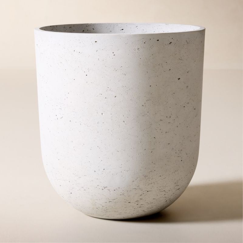 Seminyak Grey Cement Indoor/Outdoor Large Planter 22" - image 2 of 7
