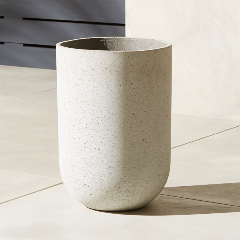 Seminyak Grey Cement Indoor/Outdoor Planter Large - image 0 of 13