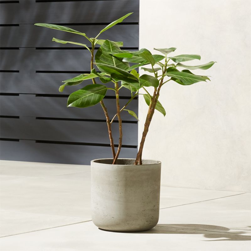 View Seminyak Grey Cement Indoor/Outdoor Planter XS details