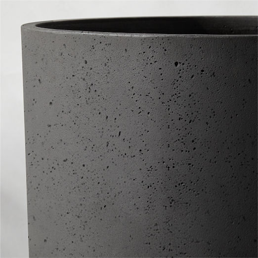 Seminyak Black Cement Indoor/Outdoor Planter Oversized