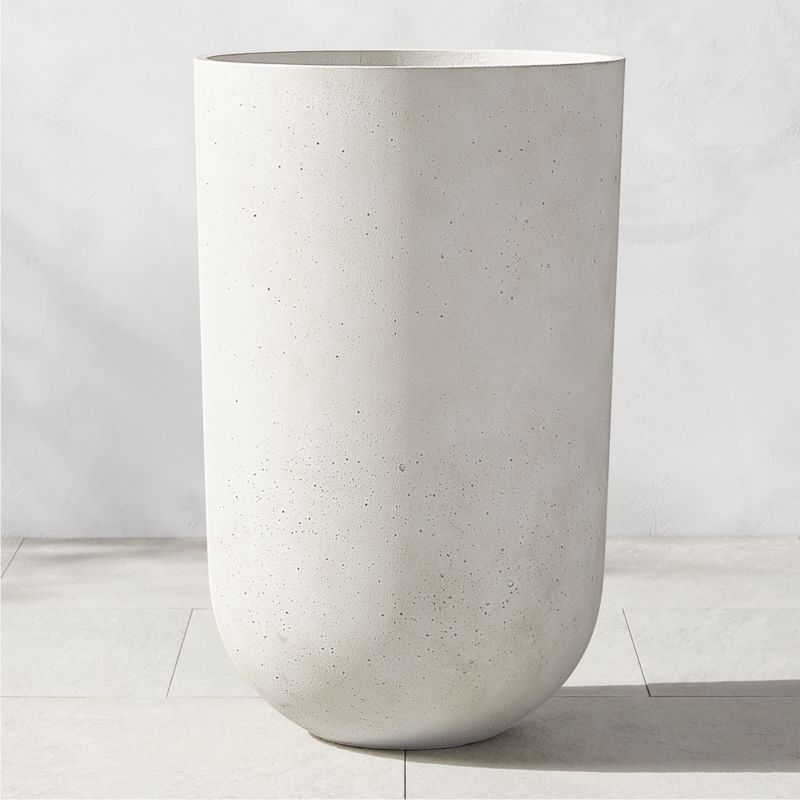 Seminyak Grey Cement Indoor/Outdoor Planter Oversized - image 0 of 11