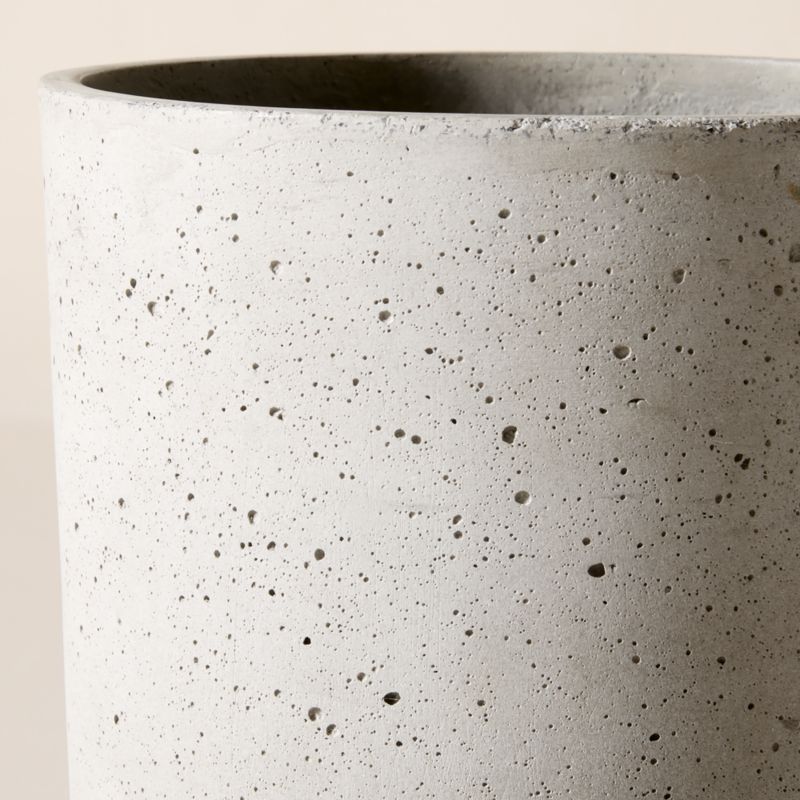 Seminyak Grey Cement Indoor/Outdoor Small Planter 15.75"H - image 2 of 8
