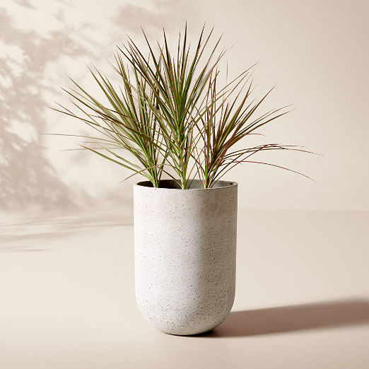 Seminyak Grey Cement Indoor/Outdoor Medium Planter 20.25"H