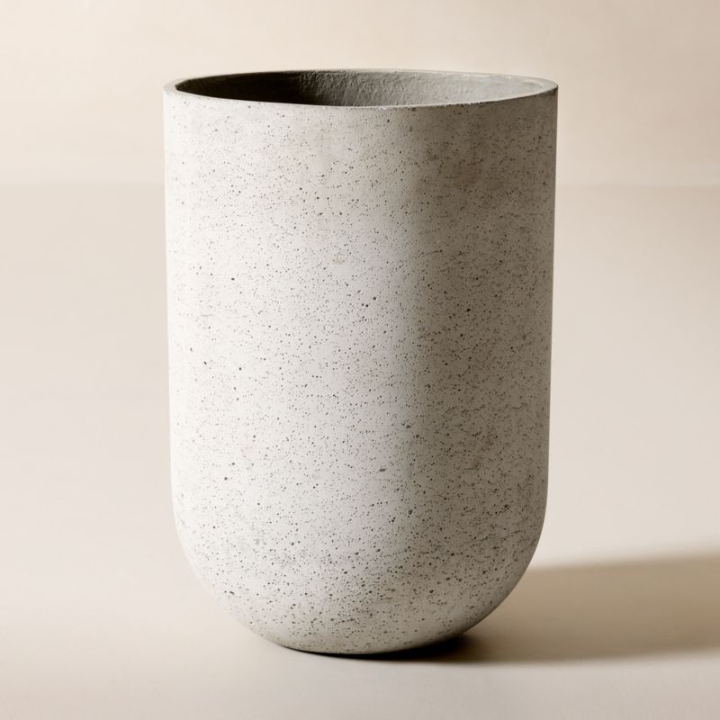 Seminyak Grey Cement Indoor/Outdoor Medium Planter 20.25"H - image 3 of 8
