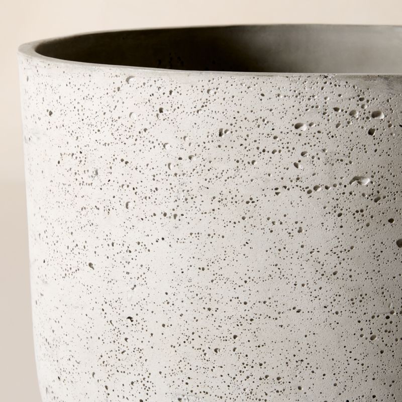 Seminyak Grey Cement Indoor/Outdoor Medium Planter 14.5"H - image 3 of 10