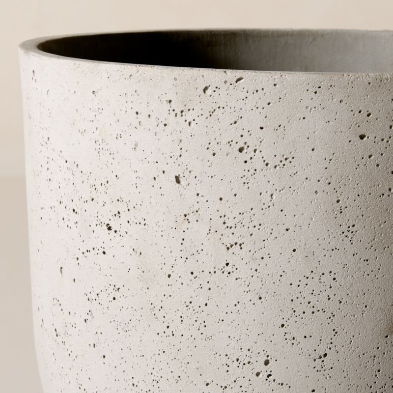 Seminyak Grey Cement Indoor/Outdoor Small Planter 12.25"H - image 2 of 8