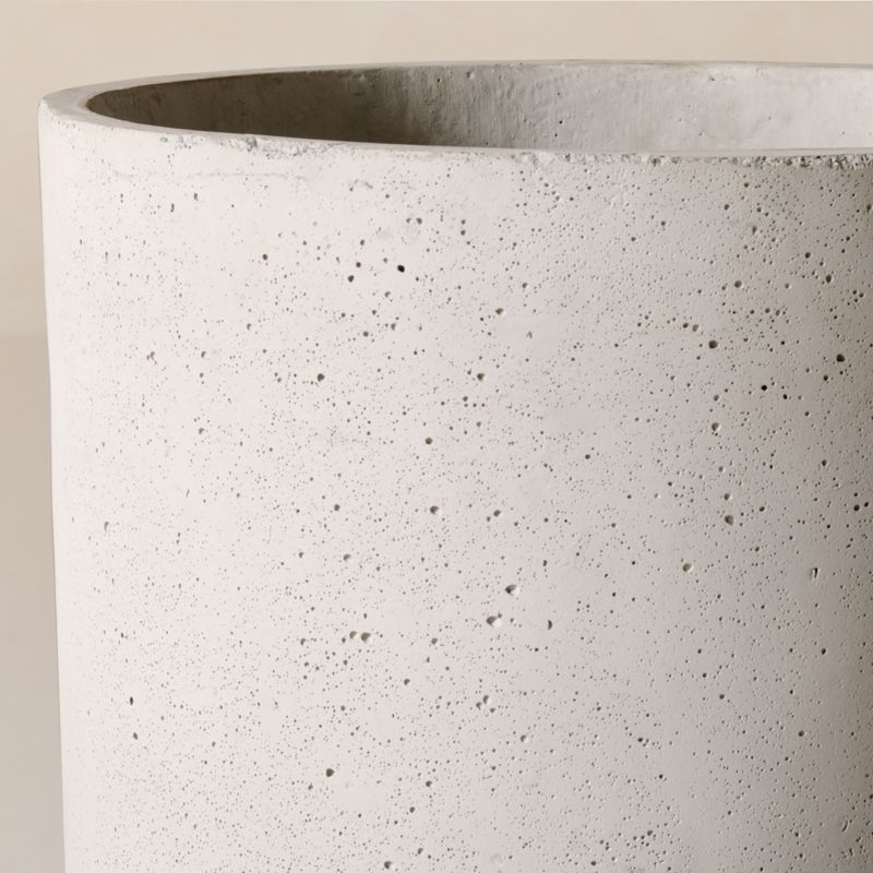Seminyak Grey Cement Indoor/Outdoor Large Planter 26.75"H - image 3 of 9