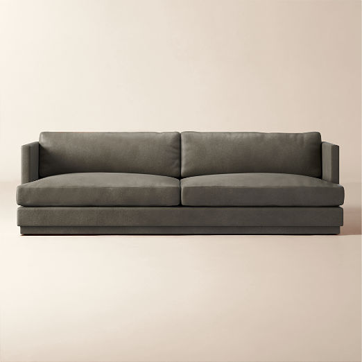 Seneca Leather Sofa (78"-103")