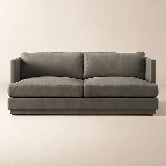 Seneca 78" Leather Apartment Sofa