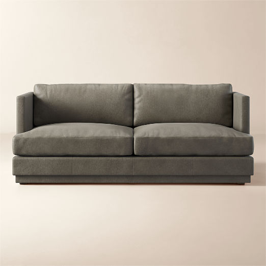 Seneca 78" Leather Apartment Sofa