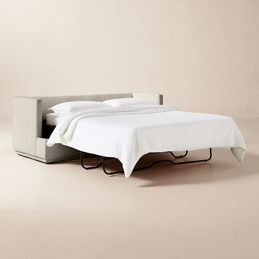 Seneca 78" Off-White Performance Fabric Sleeper Sofa