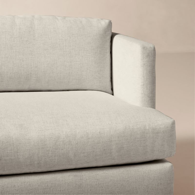 Seneca 78" Off-White Performance Fabric Sleeper Sofa - image 7 of 10