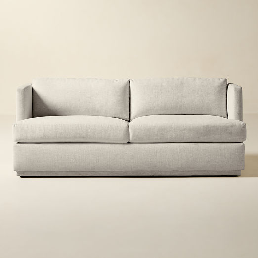 Seneca 93" Off-White Performance Fabric Sleeper Sofa