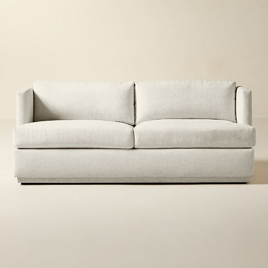 Seneca 78" Off-White Performance Fabric Sleeper Sofa