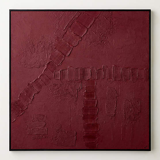 'Sentiero' Framed Wall Art 50"x50"