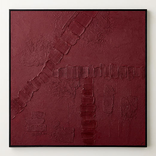 'Sentiero' Framed Wall Art 50"x50"
