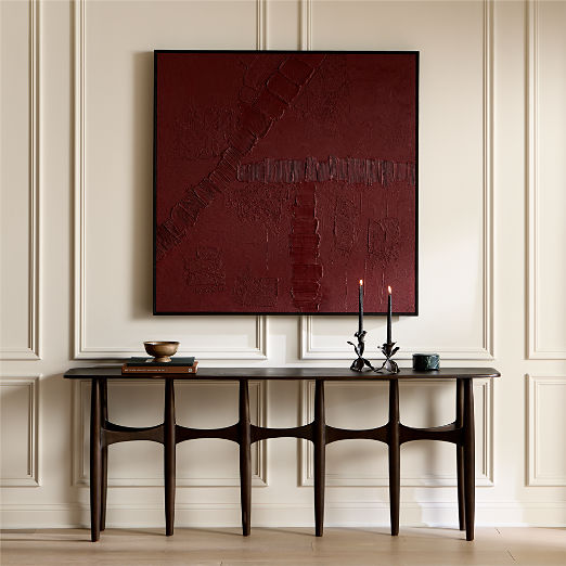 'Sentiero' Framed Wall Art 50"x50"