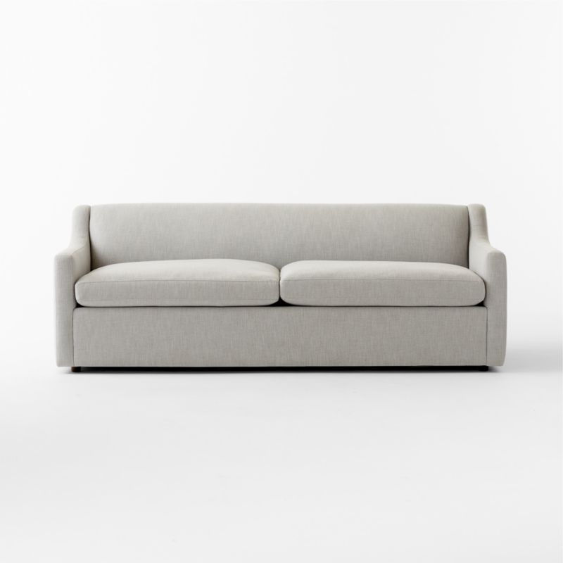 Sentosa 86" Grey Performance Fabric Sleeper Sofa - image 4 of 10