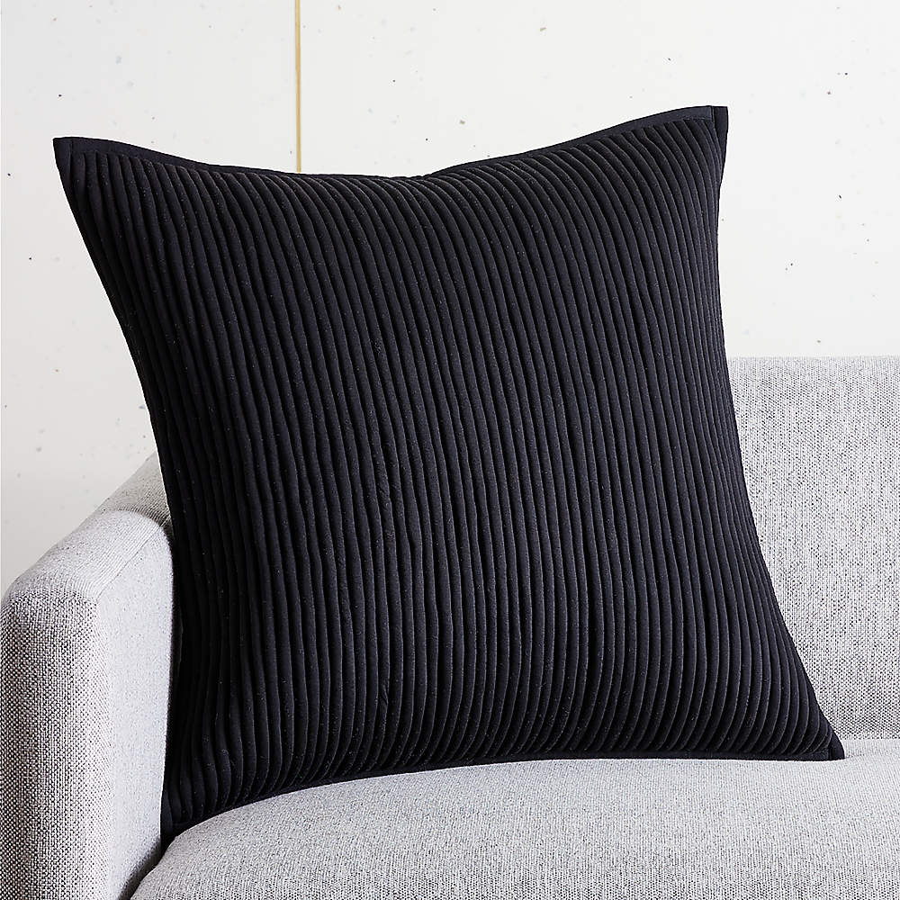 Black and silver outlet pillows