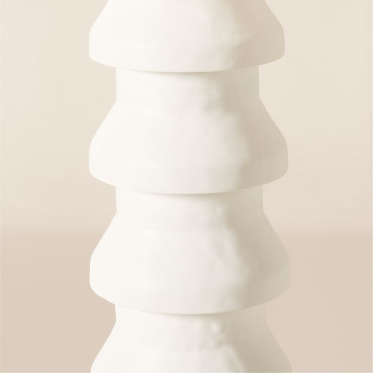 Sequence White Plaster Floor Lamp