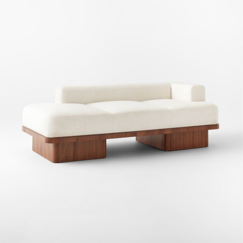 Serafin 81" Snow White Performance Fabric Daybed - image 4 of 10