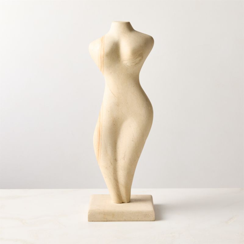View Seraphina Natural Sandstone Decorative Sculpture 18" details