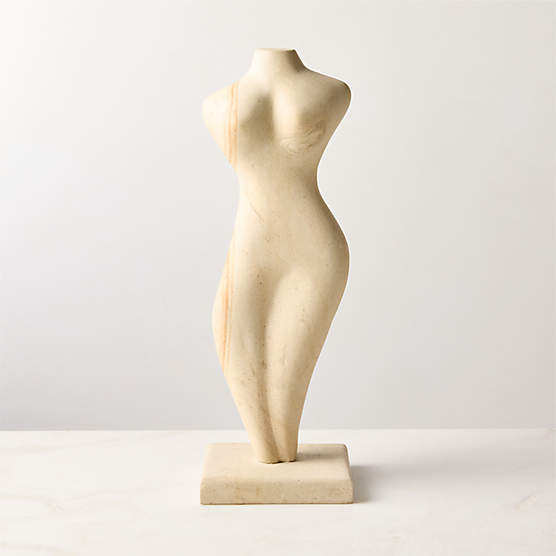 Seraphina Natural Sandstone Decorative Sculpture 18"