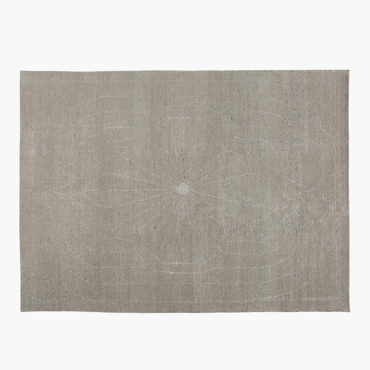 Serena Grey Hand-Knotted Area Rug 9'x12' + Reviews | CB2