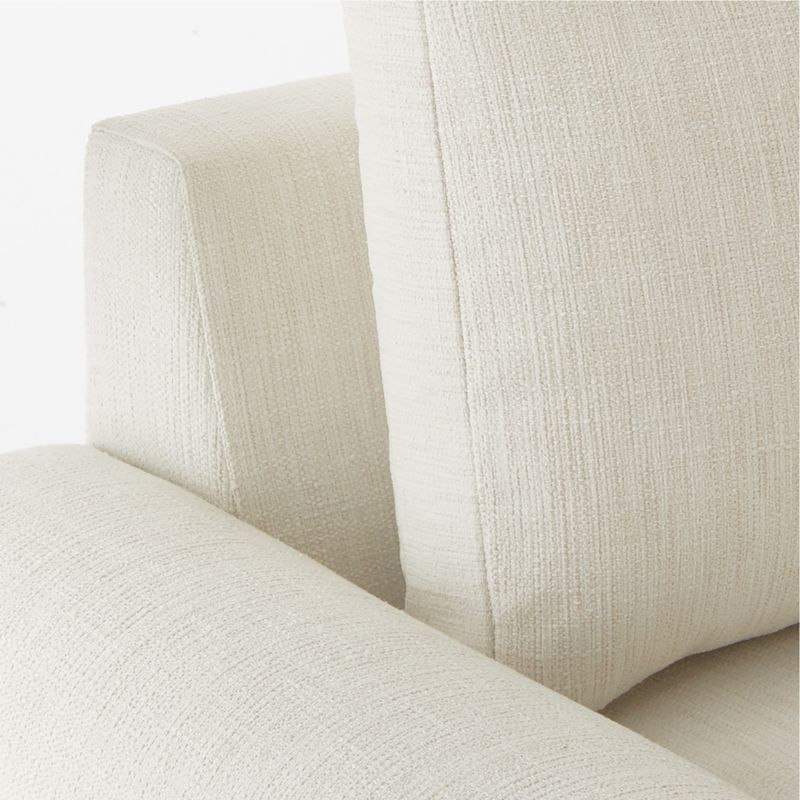 Serrat White Performance Fabric Chair and a Half - image 6 of 7