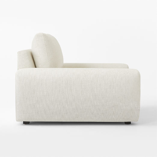 Serrat White Performance Fabric Chair and a Half