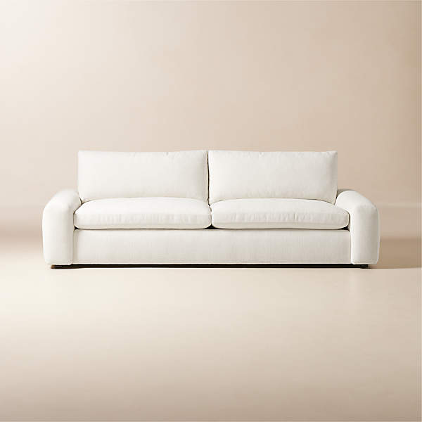 White fabric online lounge