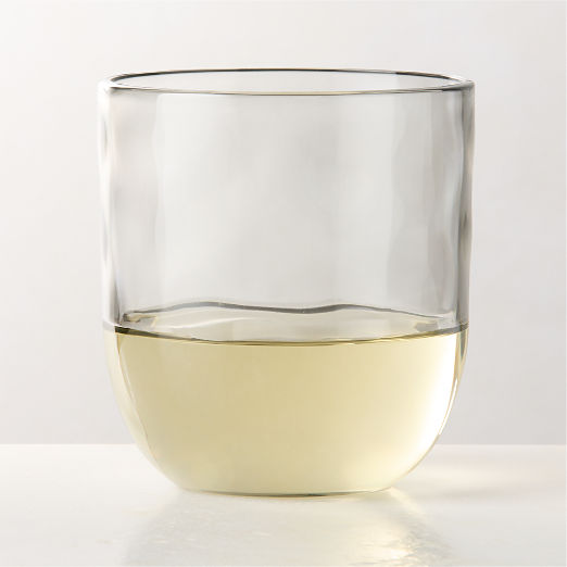 Sesta Light Grey Acrylic Stemless Wine Glass