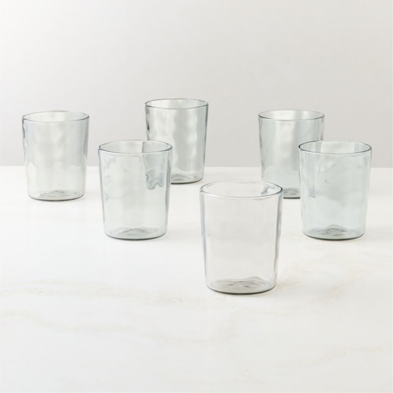 Sesta Light Grey Acrylic Double Old-Fashioned Glasses Set of 6 - image 3 of 5