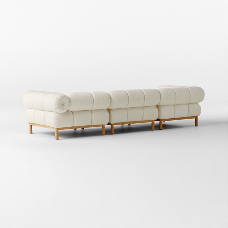 Sevigne 3-Piece Modular Sectional Sofa Wooly Sand - image 10 of 13