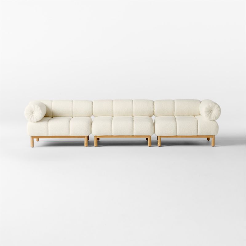 Sevigne 3-Piece Modular Sectional Sofa Wooly Sand - image 7 of 13