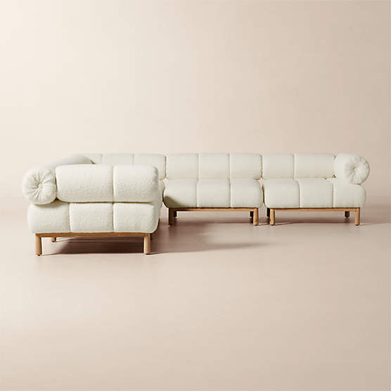 Sevigne 5-Piece Sectional Luca Azure By Goop