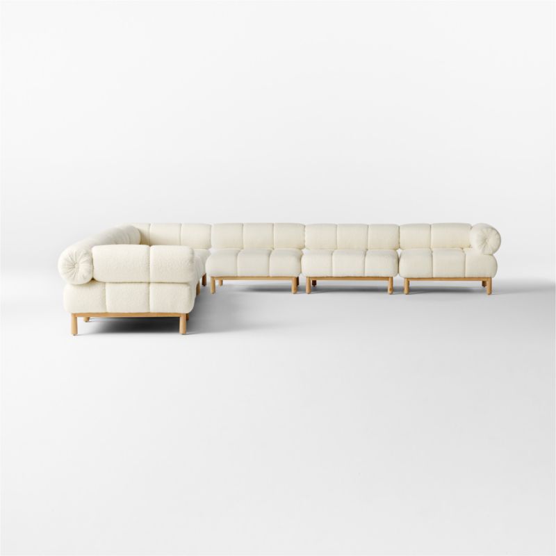 Sevigne 7-Piece Modular L-Shaped Sectional Luca Eclipse - image 6 of 9